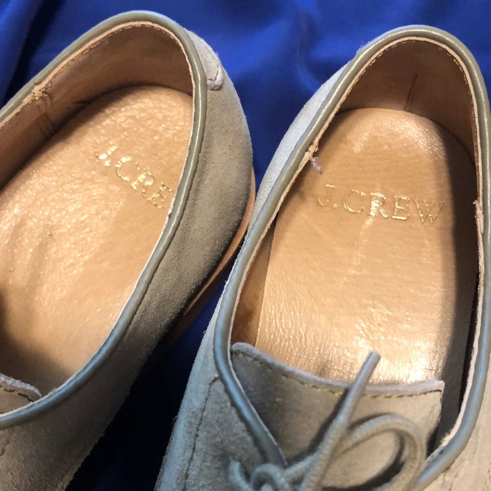 🔥SOLD🔥JCrew Men's Gray Harrington Suede Bucks - Picture 3 of 4